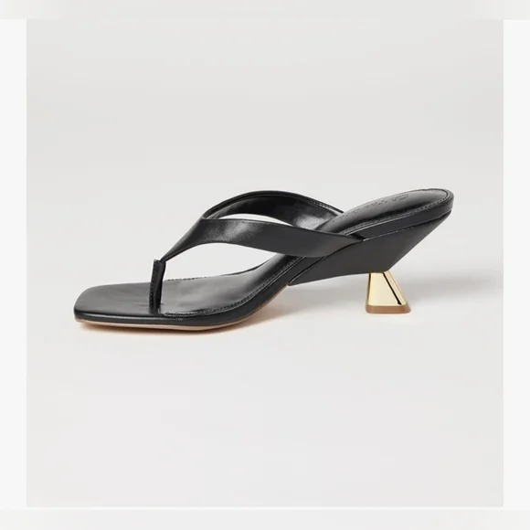 The Drop Women's Dakota Thong Scupted Heel Sandal #912, 913, 914 - Picture 1 of 14